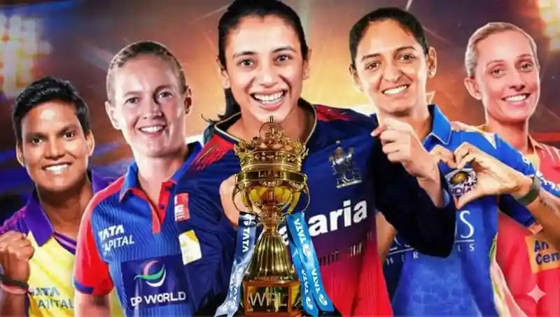 WPL Stars with the Trophy